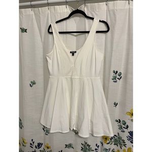 White Express Dress/Romper